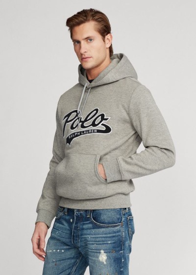 Polo Ralph Lauren Double-Knit Logo Hættetrøje Herre Danmark (ZYIEU4015)